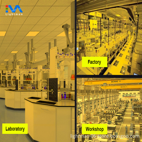 Clean Room UV-Free Yellow LED Panel Light